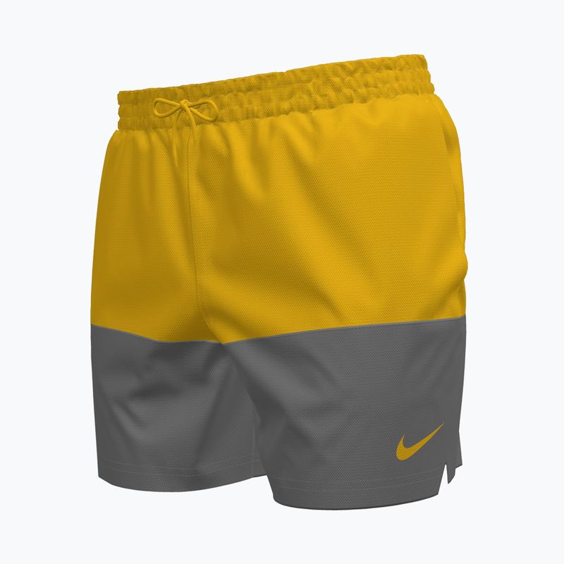 Pánske plavecké šortky Nike Split 5" Volley university gold