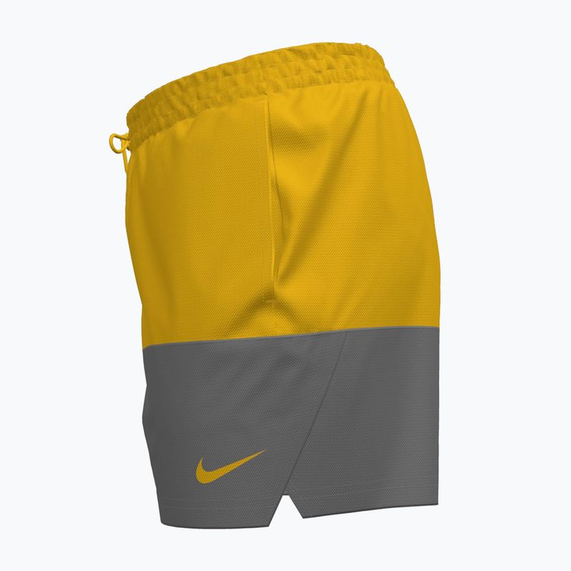 Pánske plavecké šortky Nike Split 5" Volley university gold 3