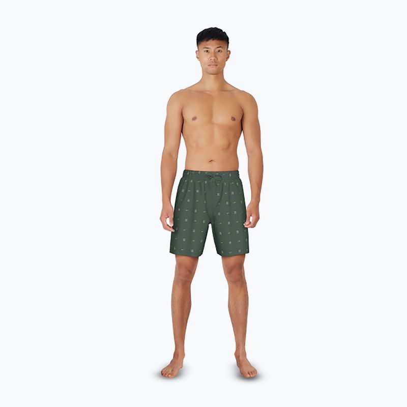 Pánske plavecké šortky Nike Luxe Letter 7" Volley fir 2