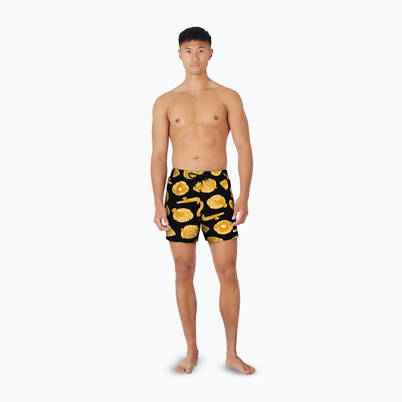 Pánske plavecké šortky Nike Multi Print 5" Volley black 2