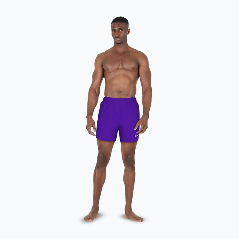 Pánske plavecké šortky Nike Essential 5" Volley court fialové 2