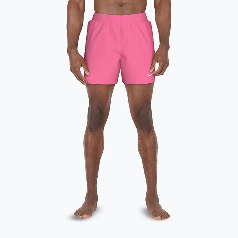 Pánske plavecké šortky Nike Essential 5" Volley pinksicle