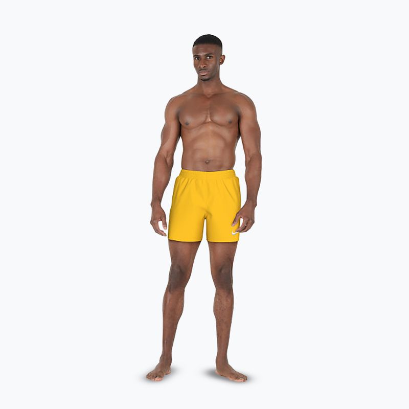 Pánske plavecké šortky Nike Essential 5" Volley university gold 2