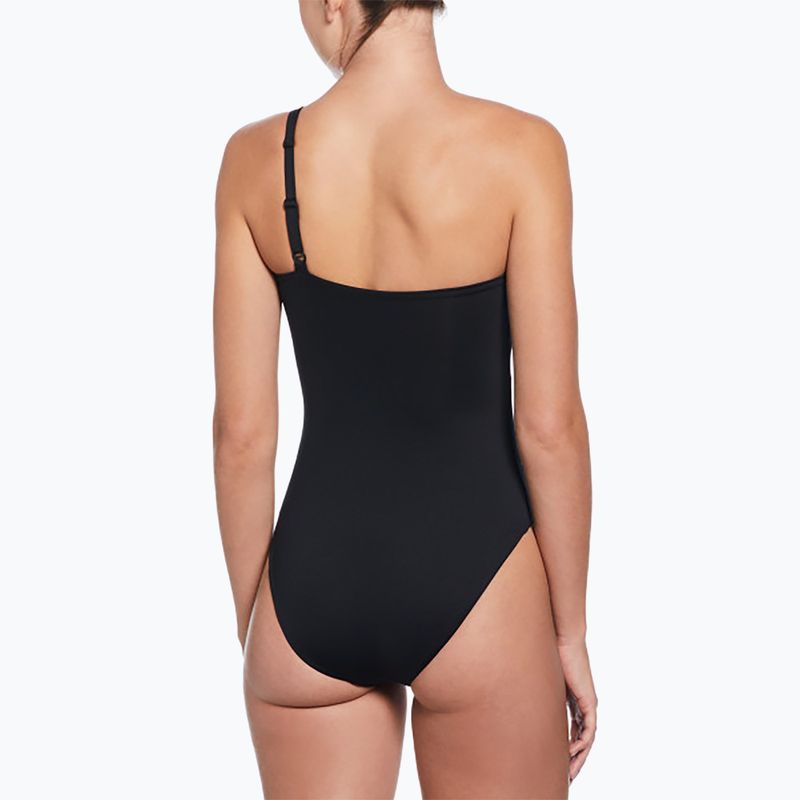 Dámske jednodielne plavky Nike Essential Asymmetrical black 3