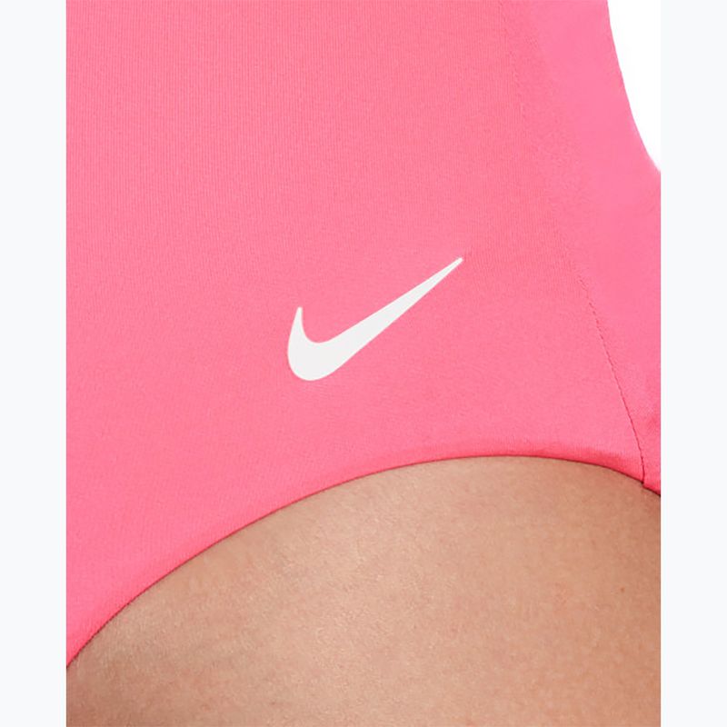 Dámske jednodielne plavky Nike Essential Asymmetrical hyper pink 4