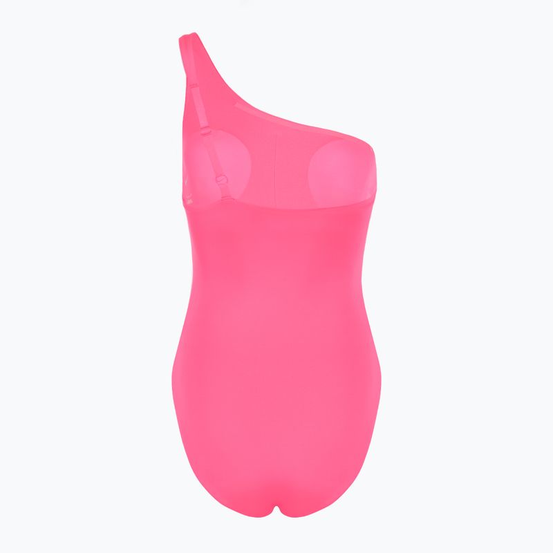 Dámske jednodielne plavky Nike Essential Asymmetrical hyper pink 2