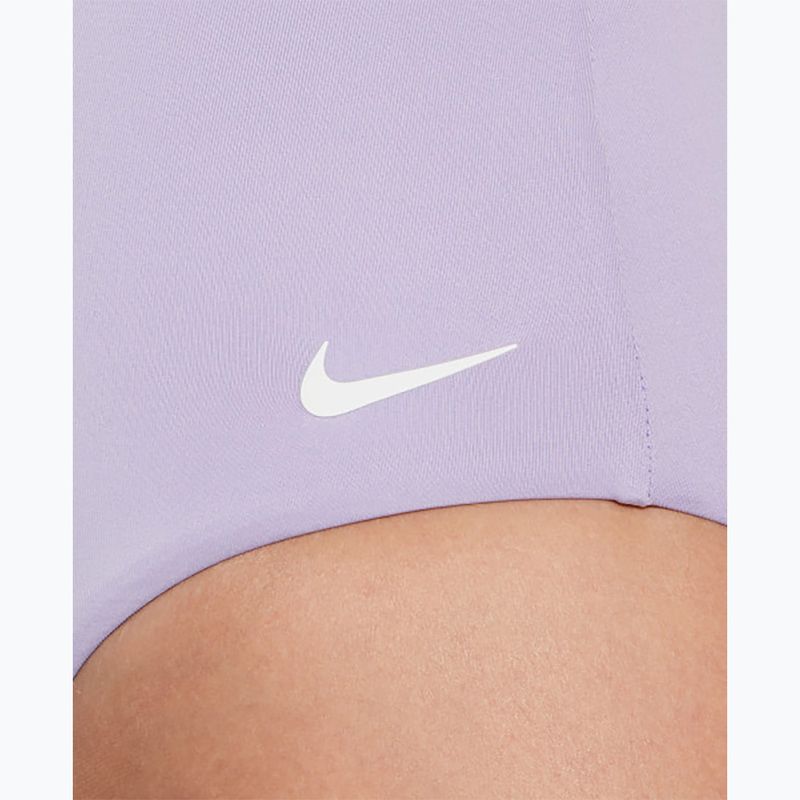 Dámske jednodielne plavky Nike Essential V-Neck hydrangeas 4
