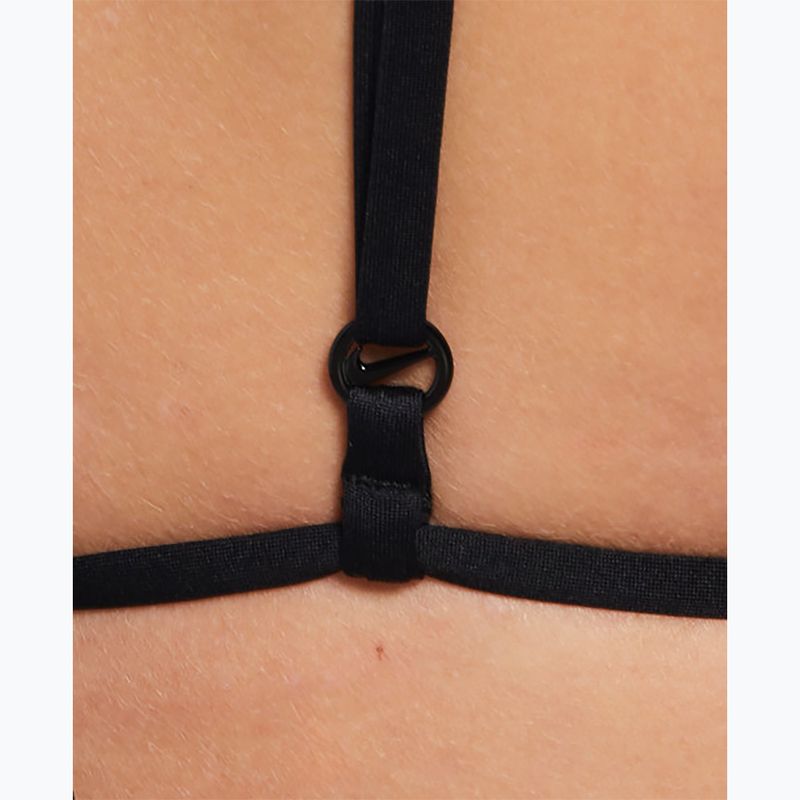 Nike Essential Trojuholníkový vrchný diel plaviek čierny 5