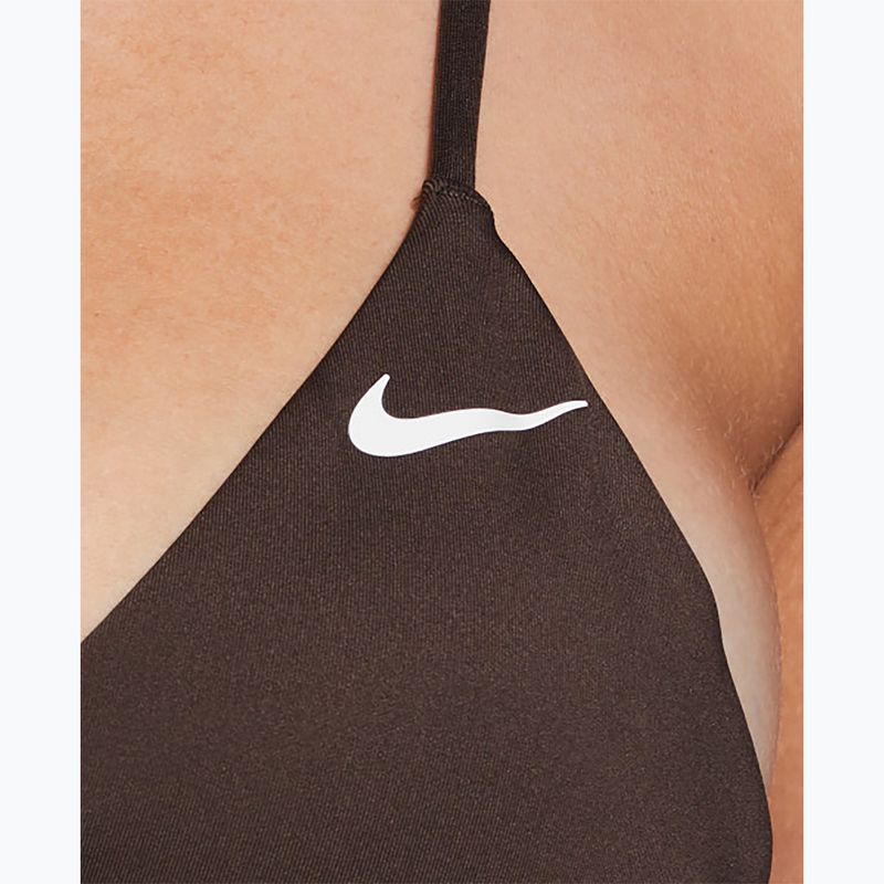 Vrchný diel plaviek Nike Essential Triangle Bikini baroque brown 4