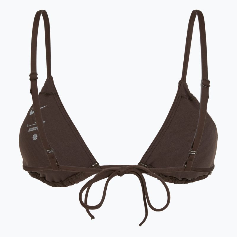 Vrchný diel plaviek Nike Essential Triangle Bikini baroque brown 2