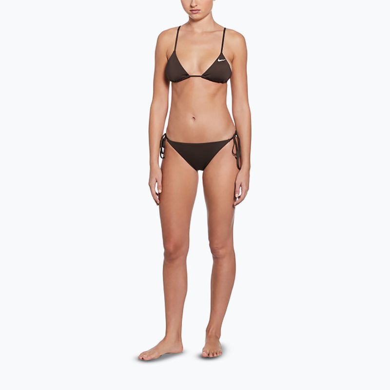 Spodný diel plaviek Nike Essential Tie String Bikini Baroque Brown 2