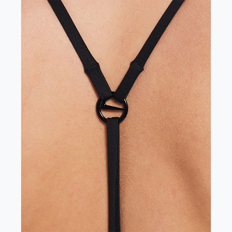 Dámske jednodielne plavky Nike Swoosh Link Y-Back black 5
