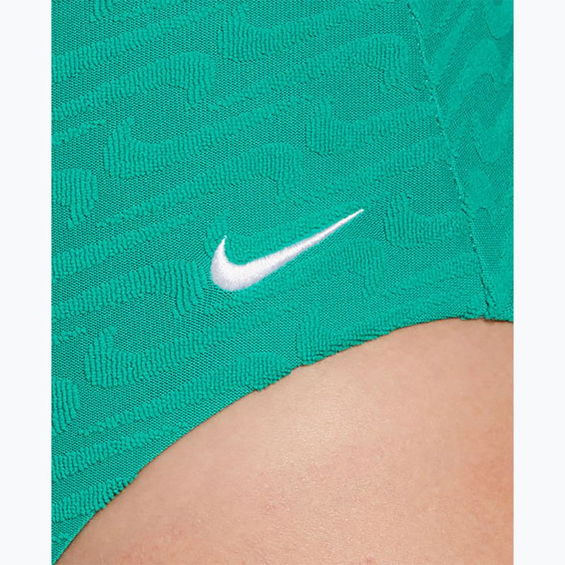 Dámske jednodielne plavky Nike Swoosh Link Y-Back stadium green 4