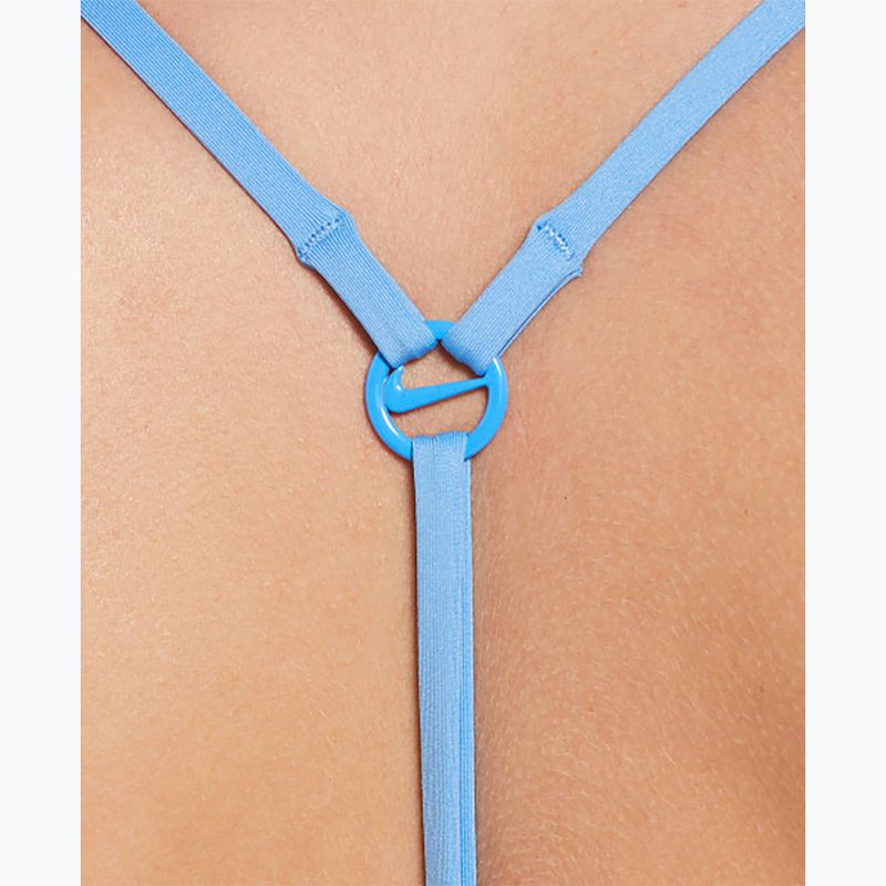 Dámske jednodielne plavky Nike Swoosh Link Y-Back university blue 5