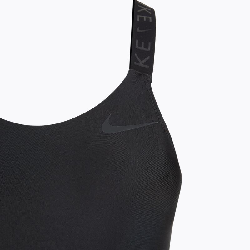 Dámske jednodielne plavky Nike Hydralock Fusion Racerback black 3