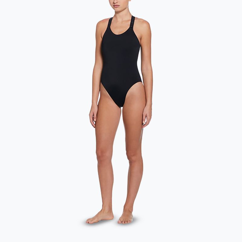 Dámske jednodielne plavky Nike Hydralock Fusion Racerback black 2