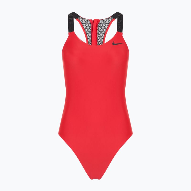 Dámske jednodielne plavky Nike Hydralock Fusion university red