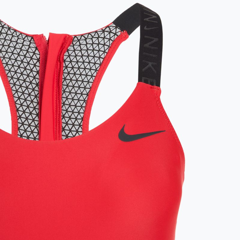Dámske jednodielne plavky Nike Hydralock Fusion university red 3