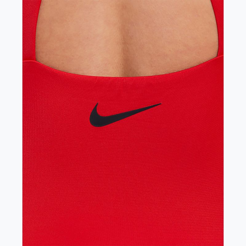 Dámske jednodielne plavky Nike Hydralock Fusion university red 5