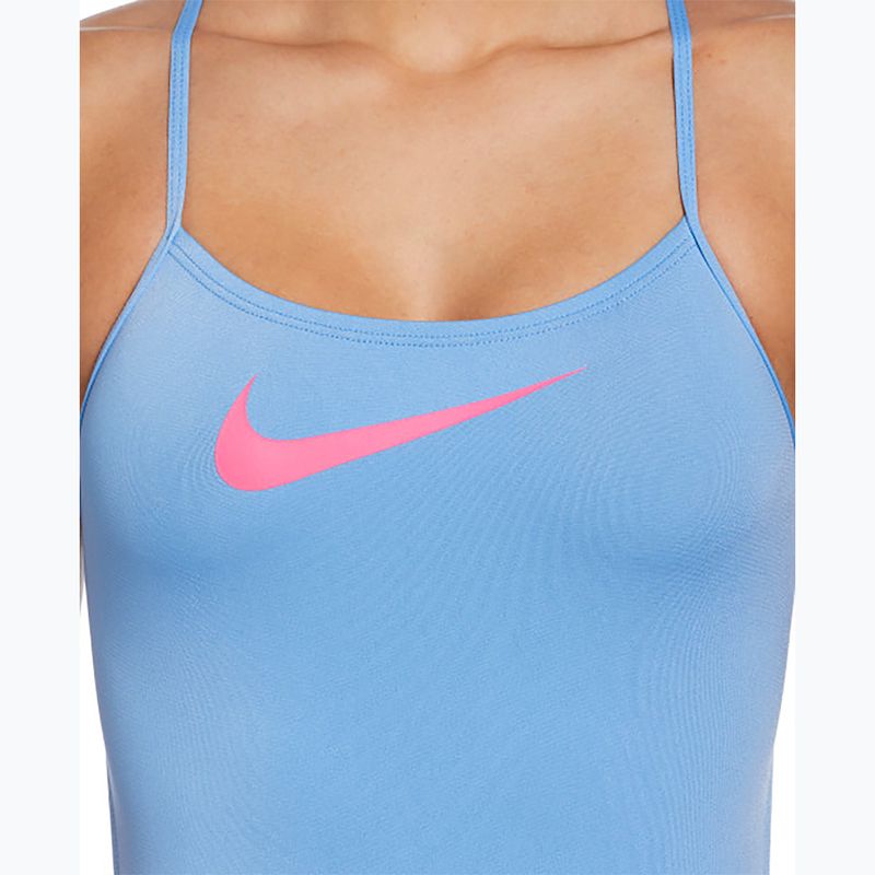 Dámske jednodielne plavky Nike Hydrastrong Adjustable Crossback university blue 4