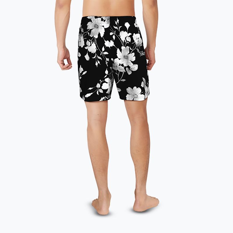 Pánske plavecké šortky Nike Fine Floral 7" Volley black 8