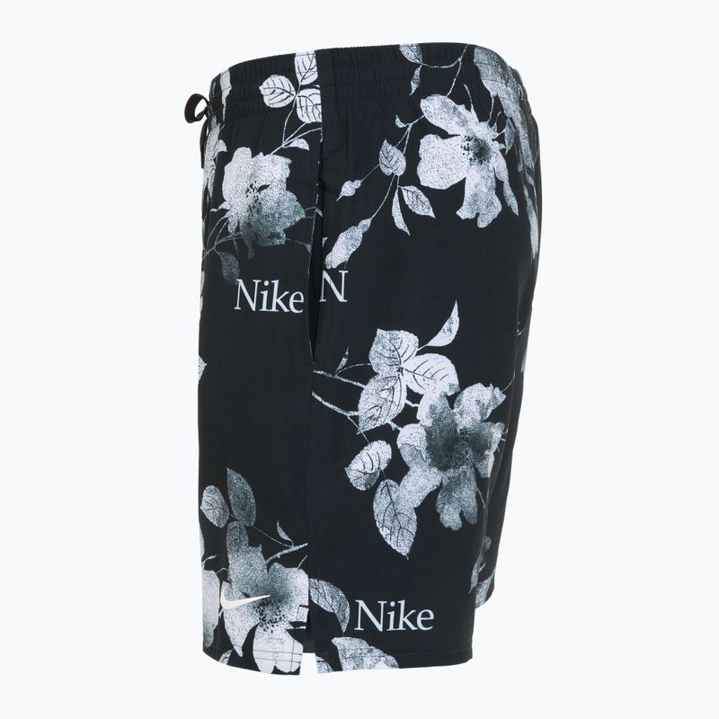 Pánske plavecké šortky Nike Fine Floral 7" Volley black 3