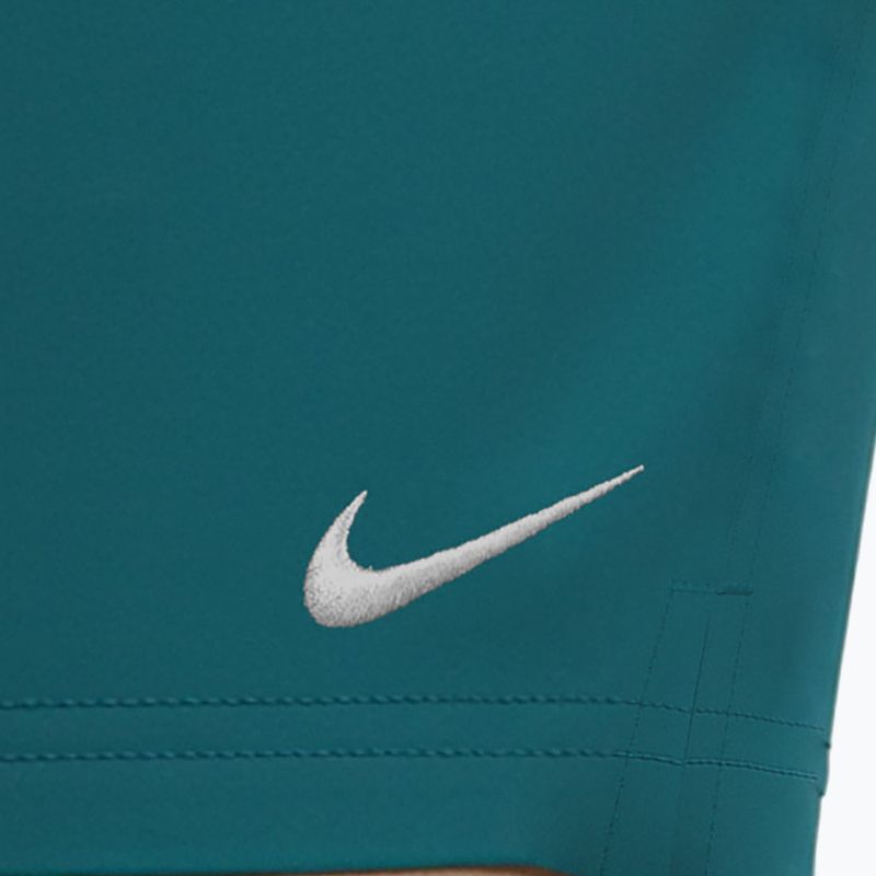 Pánske plavkové šortky Nike Essential 5" Volley green abyss 6