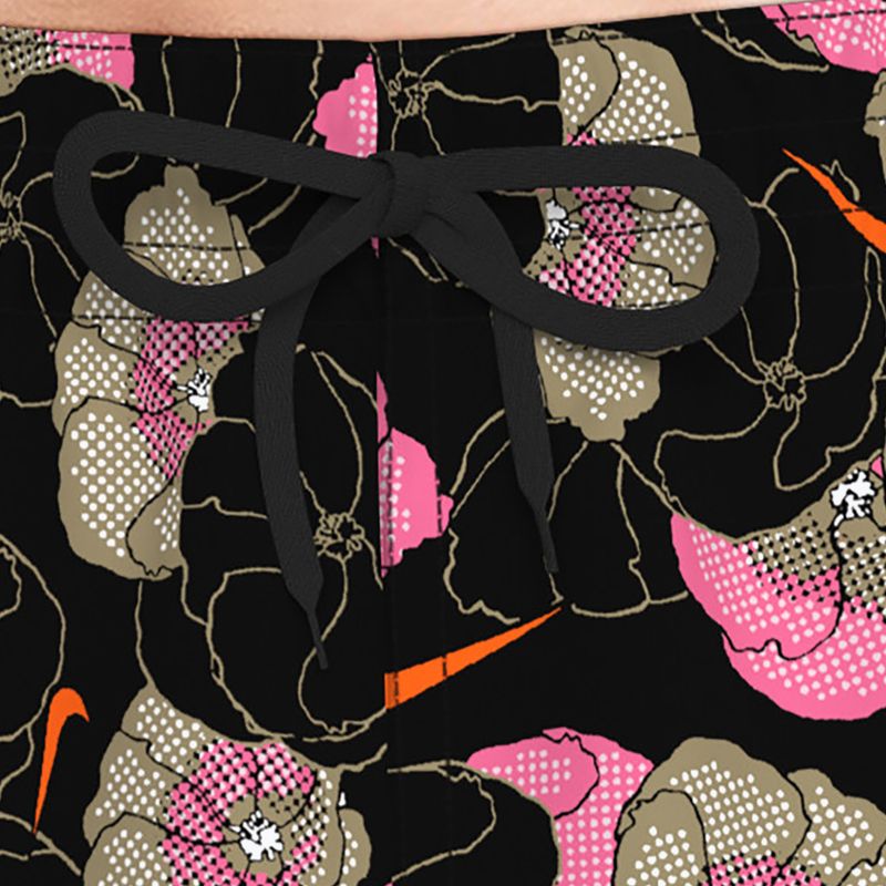 Pánske plavecké šortky Nike Multi Poppy Print 5" Volley black 5