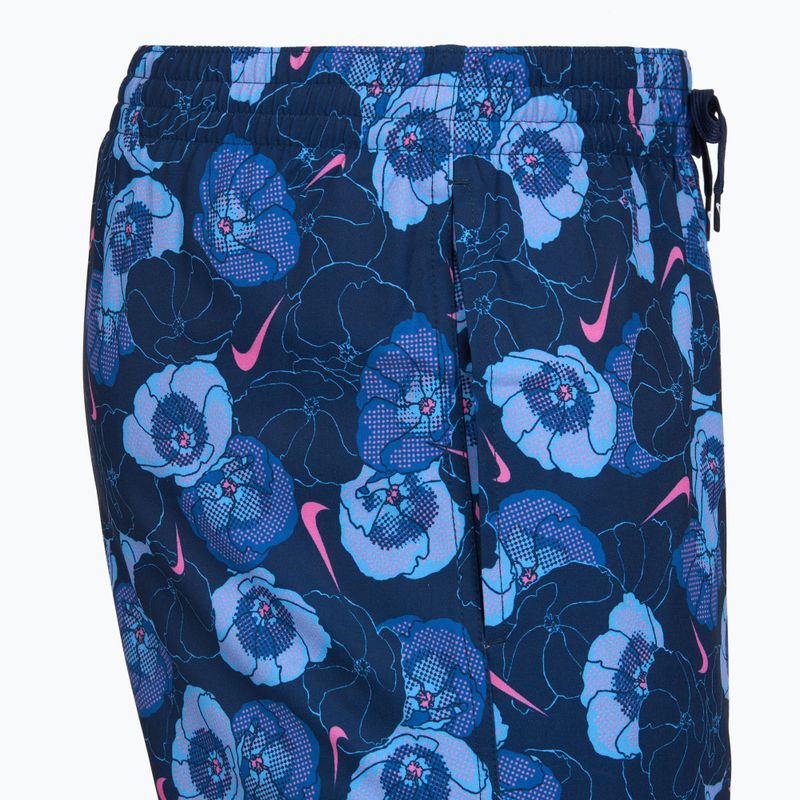 Pánske plavkové šortky Nike Multi Poppy Print 5" Volley midnight navy 3