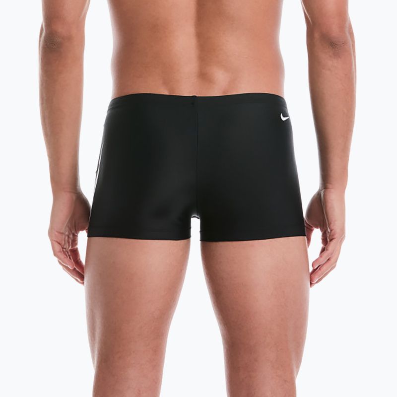 Pánske plavecké boxerky Nike Logo Graphic Square Leg black 3