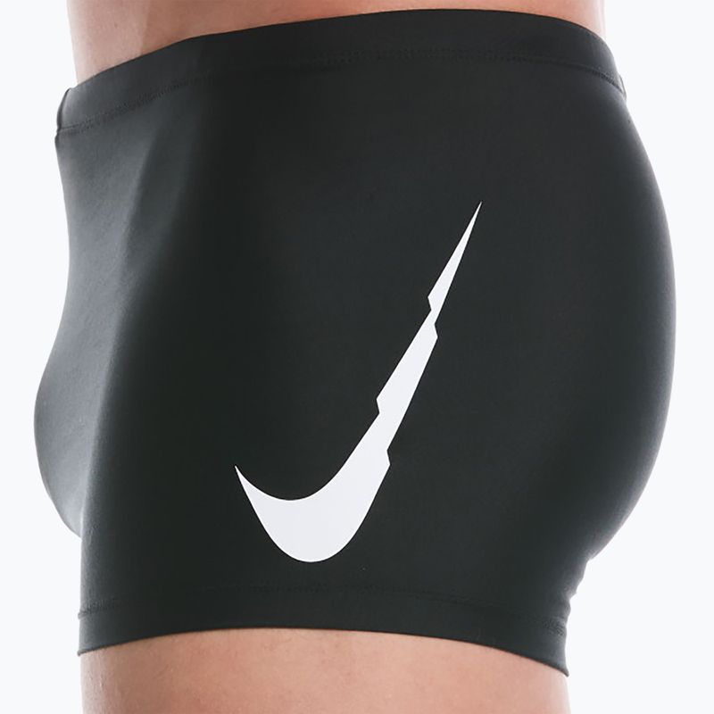 Pánske plavecké boxerky Nike Logo Graphic Square Leg black 4