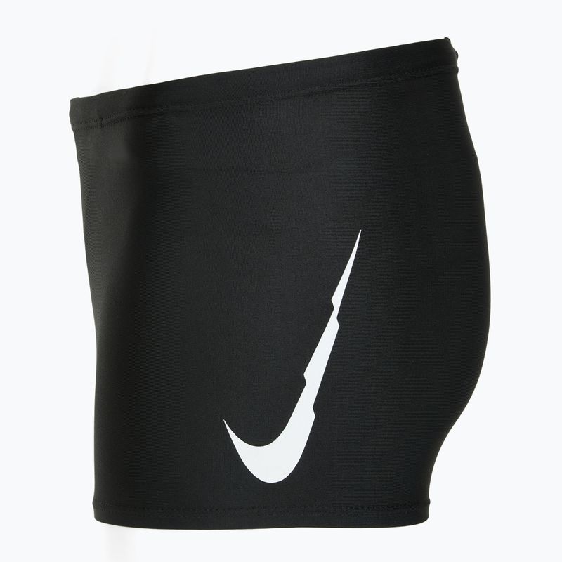 Detské plavecké boxerky Nike Logo Graphic Square Leg black 3
