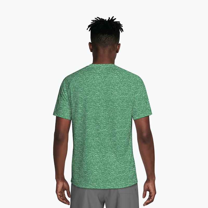 Pánske plavecké tričko Nike Heather Hydroguard malachite 3