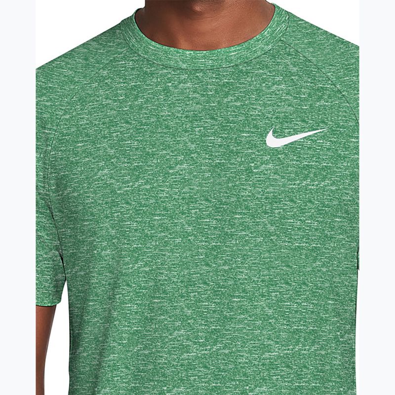 Pánske plavecké tričko Nike Heather Hydroguard malachite 4