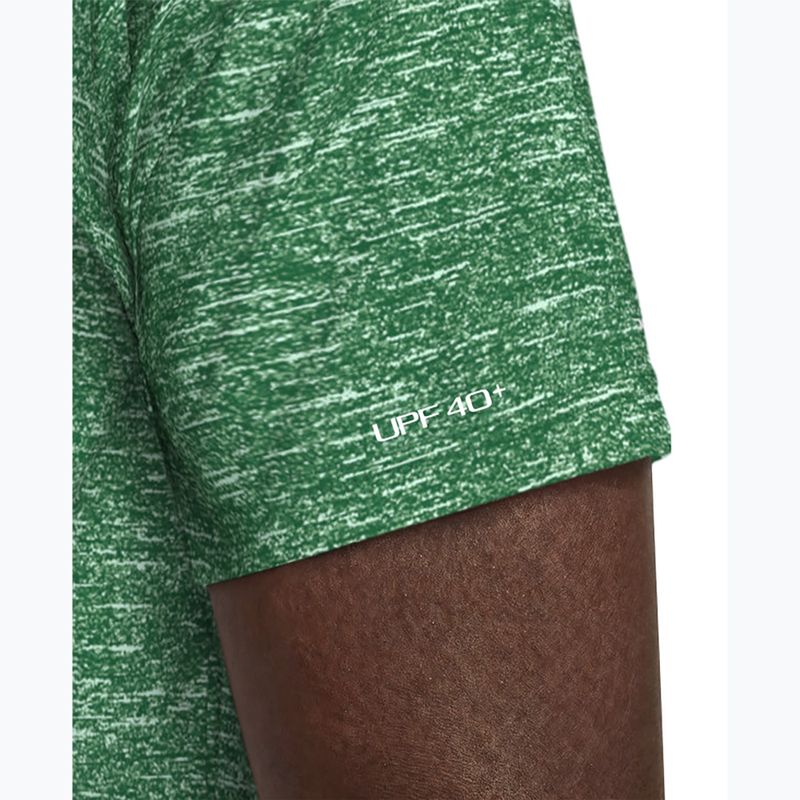 Pánske plavecké tričko Nike Heather Hydroguard malachite 5