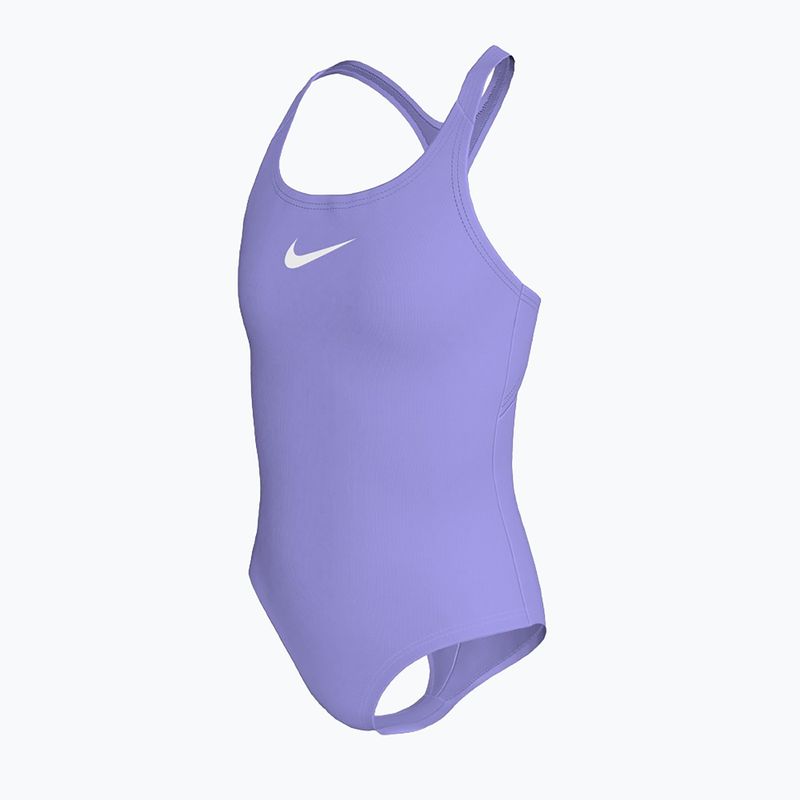 Detské jednodielne plavky Nike Essential Racerback light thistle 2