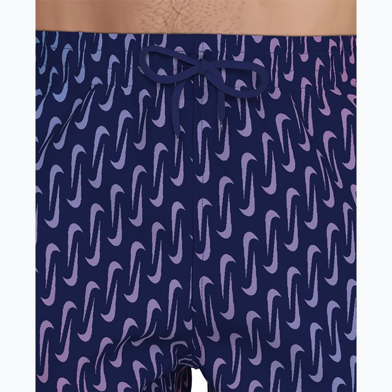 Pánske plavkové šortky Nike Breaker Swoosh 5" Volley midnight navy 6