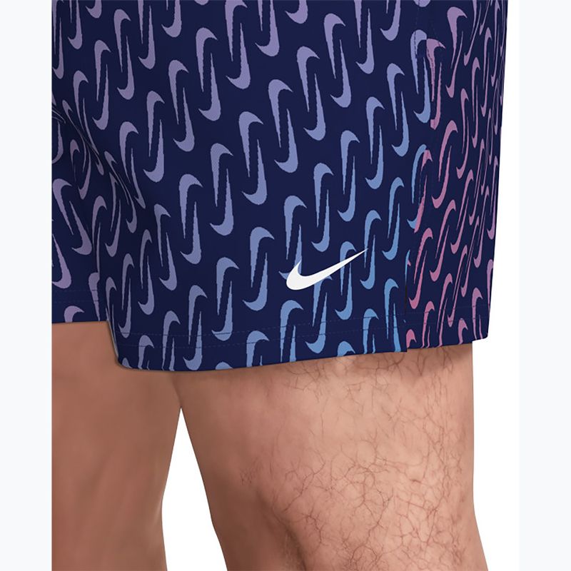 Pánske plavkové šortky Nike Breaker Swoosh 5" Volley midnight navy 7
