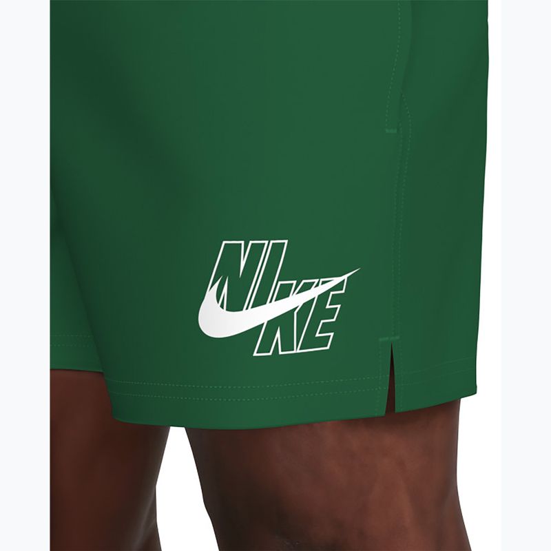 Pánske plavkové šortky Nike Lap Logo 5" Volley malachite 7