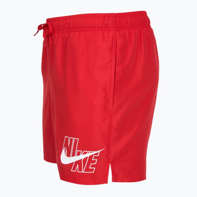 Pánske plavkové šortky Nike Logo Lap 5" Volley university red 3