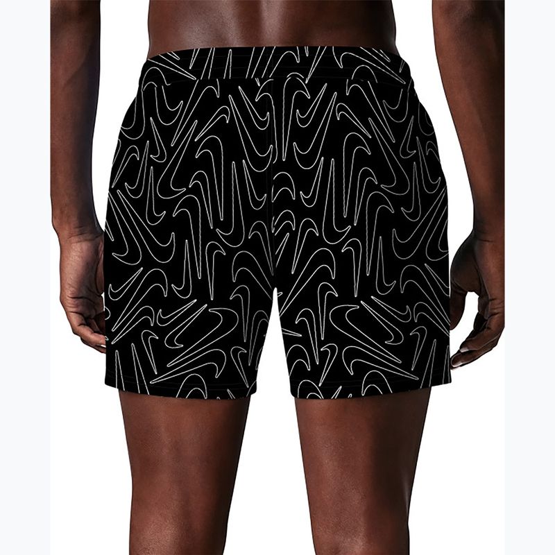 Pánske plavkové šortky Nike Breaker Logofetti 5" Volley black 4