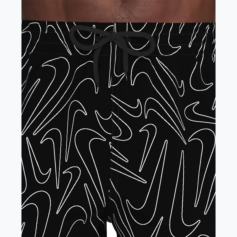 Pánske plavkové šortky Nike Breaker Logofetti 5" Volley black 5