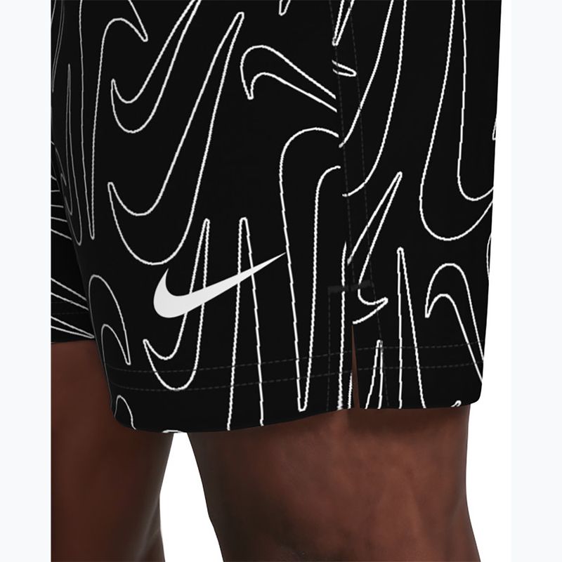 Pánske plavkové šortky Nike Breaker Logofetti 5" Volley black 7
