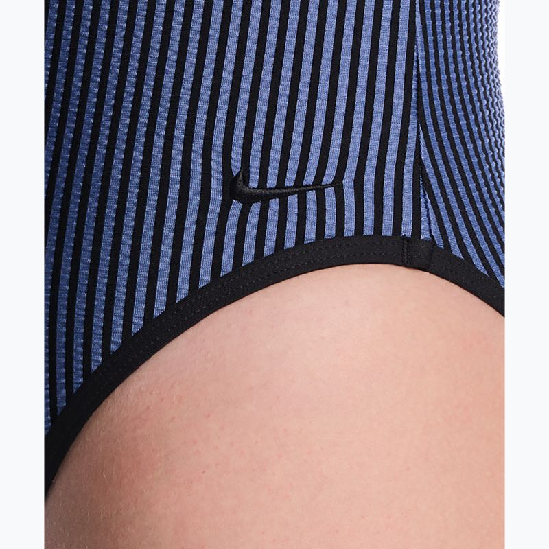 Dámske jednodielne plavky Nike Ocean Bound Ripple Texture Square Neck slate 5