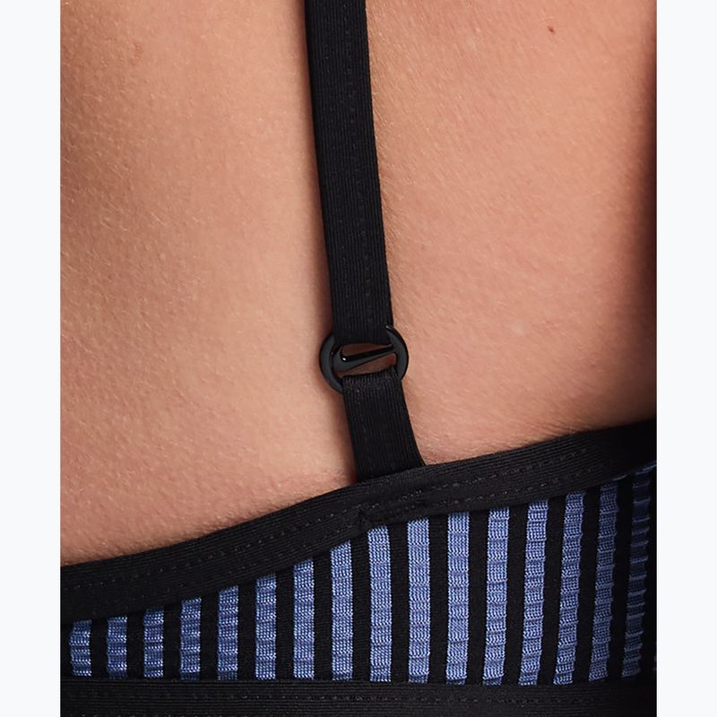 Vrchný diel plaviek Nike Ripple Texture Bralette Classic Bikini slate 5