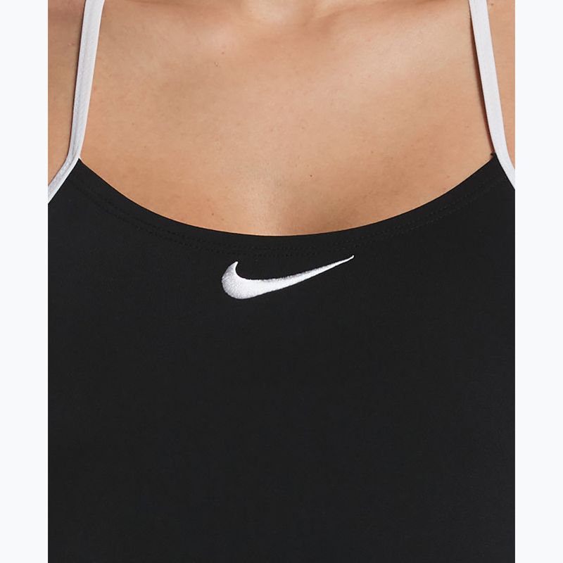 Dámske jednodielne plavky Nike Hydrastrong Logo Graphic T-Back black 4