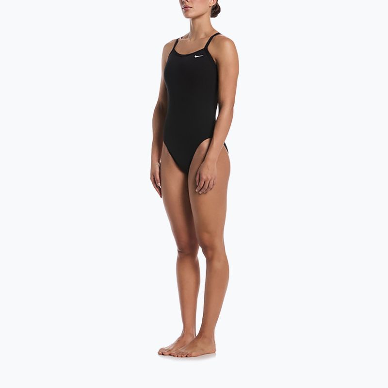 Dámske jednodielne plavky Nike Solid Racerback black 2