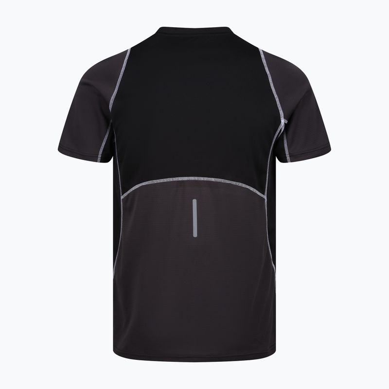 Pánske tričko REGATTA Virda IV ash/black 6