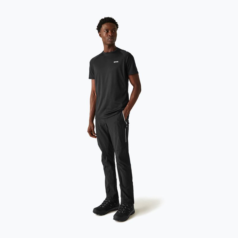 Pánske tričko REGATTA Virda IV black/black 2