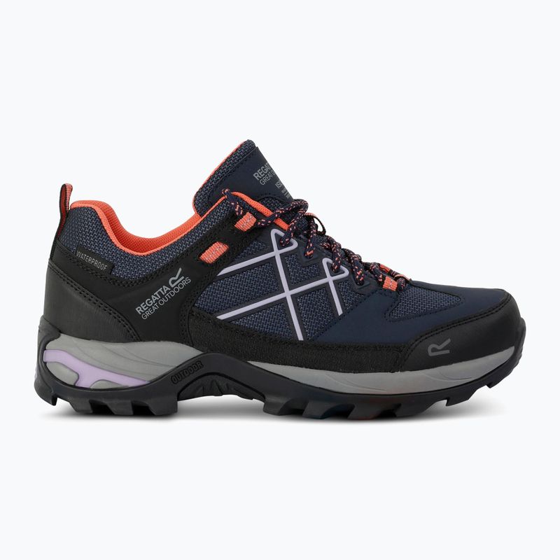 Dámske trekové topánky REGATTA Samaris III Low navy/lilac 8